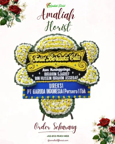 Papan Bunga Duka di Siasem