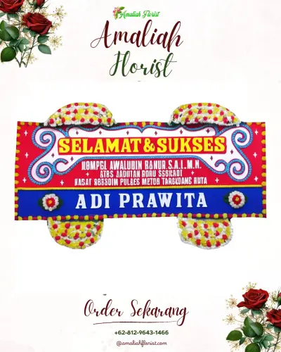 Karangan Bunga Ucapan Selamat di Siasem