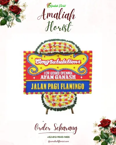 Bunga Papan Congratulation di Siasem